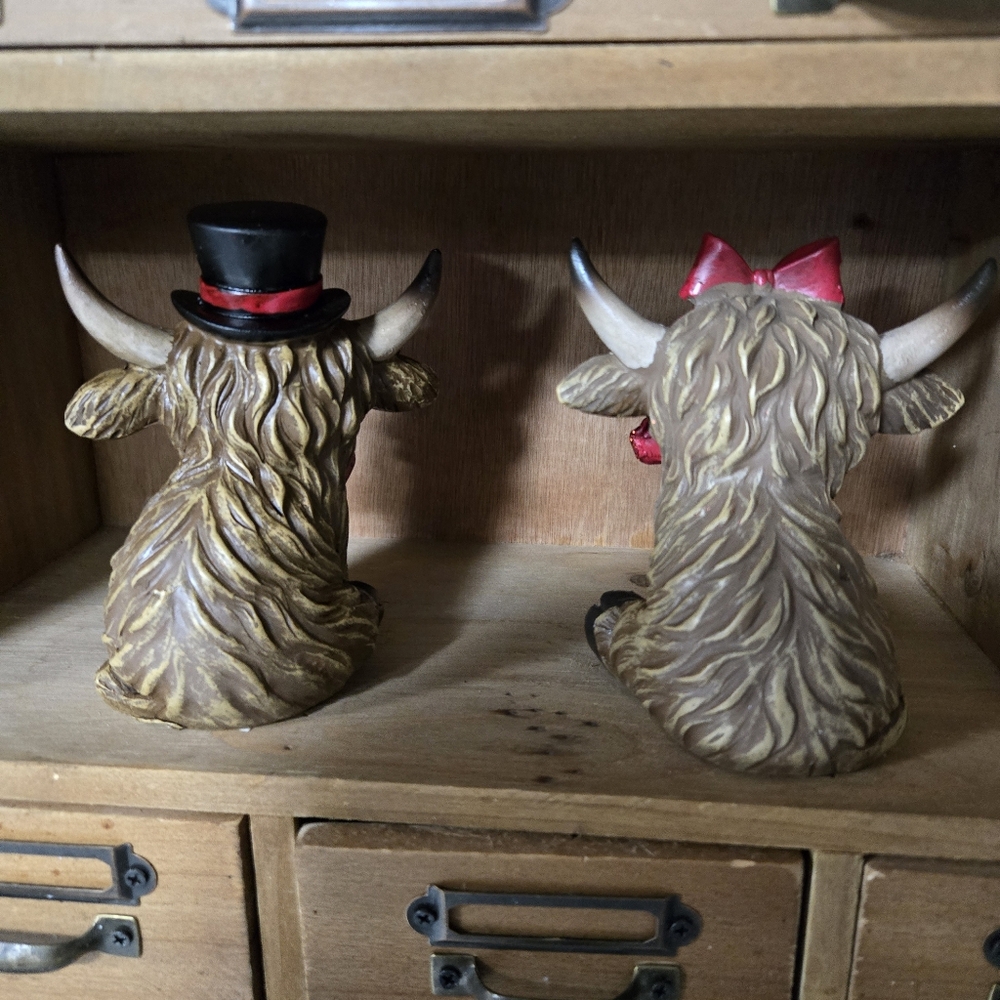 Highland Valentines Cows - Picture 2 of 2